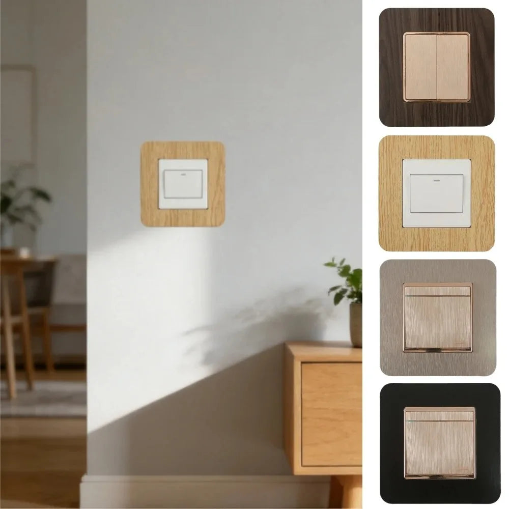 Light Switch Protective Cover – Dustproof No-Drill Wall Panel