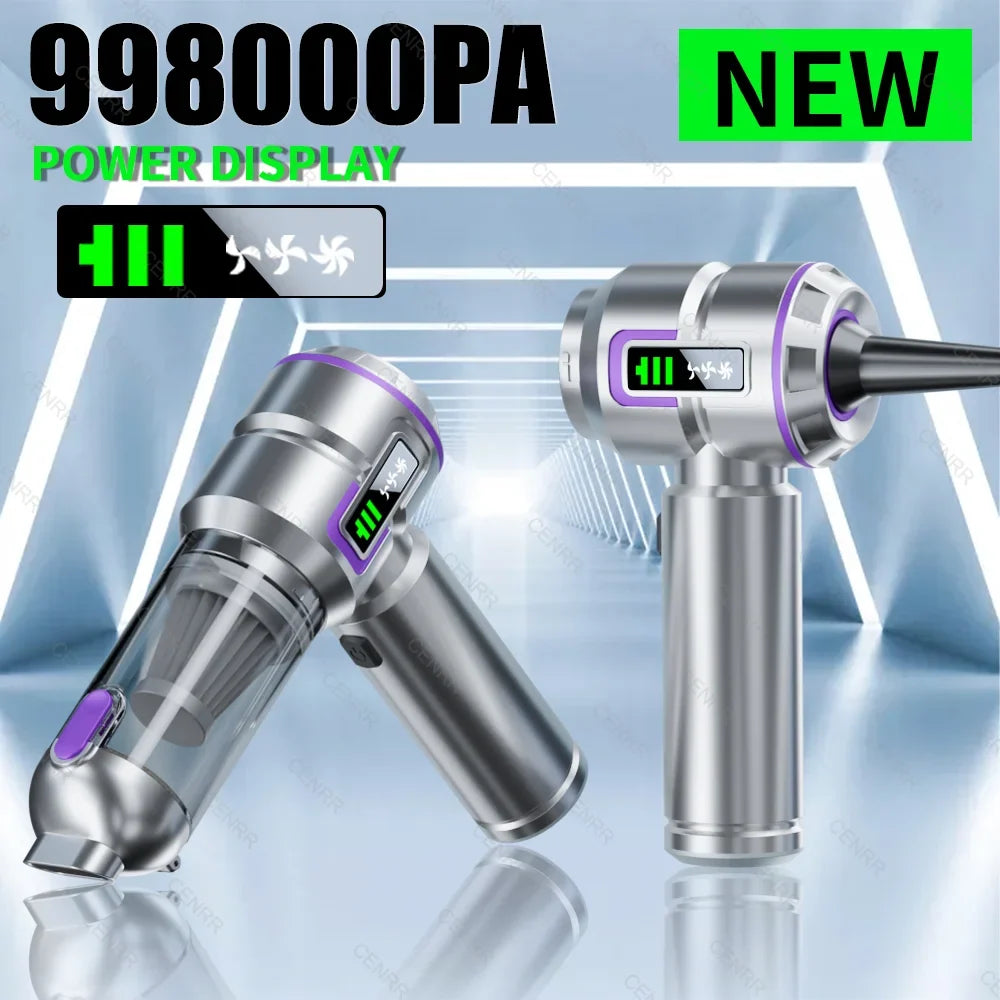 CENRR Cordless Car Vacuum Handheld Blower – Brushless Motor