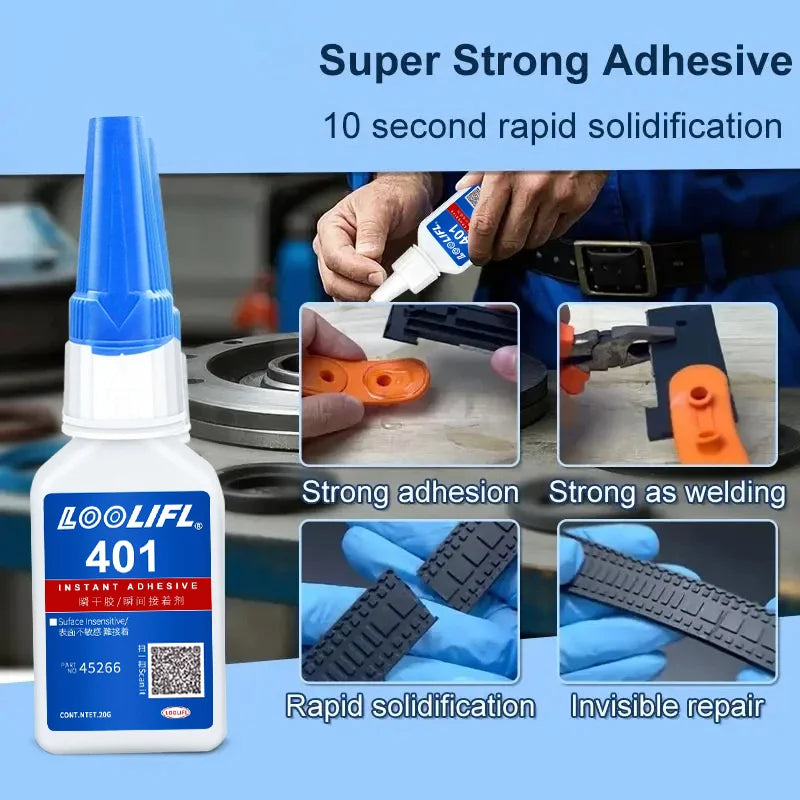 401 Instant Super Glue 20ml – Strong Universal Adhesive