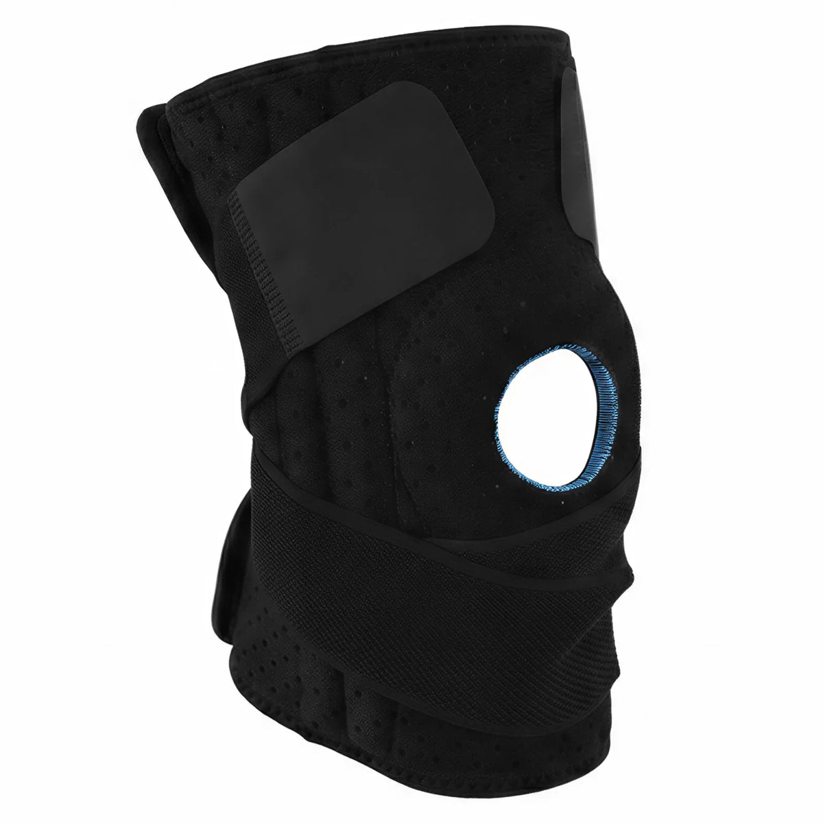 Knee Brace Open Patella Sleeve with Cross Bands & Springs