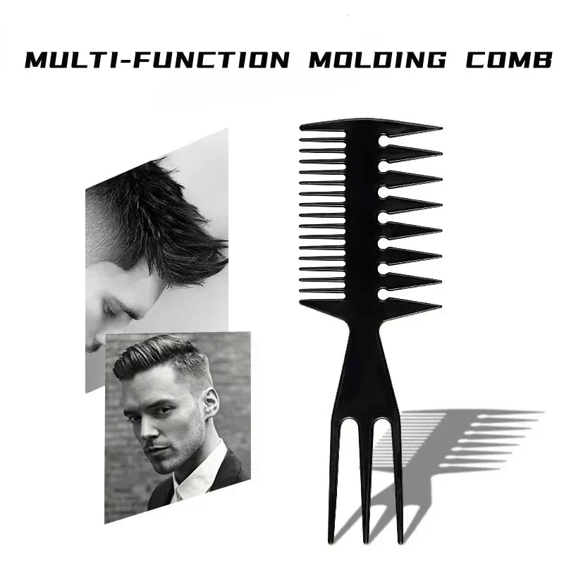 Double-Sided Big Teeth Tail Comb – Anti-Static Styling Tool
