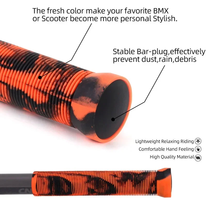 BUCKLOS 165mm Rubber Bike Handlebar Grips – Anti-Slip Pair