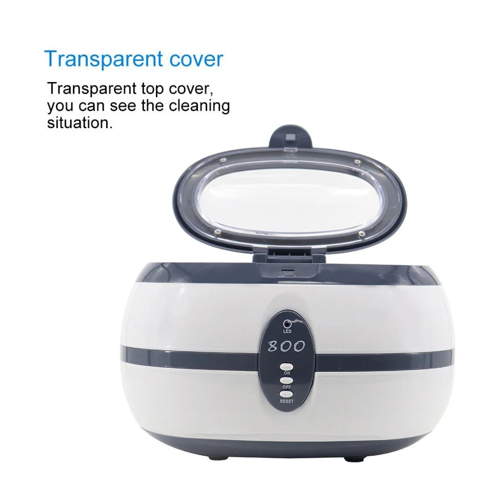 Ultrasonic Cleaner 600ml – Jewelry, Watch & Glasses Cleaning