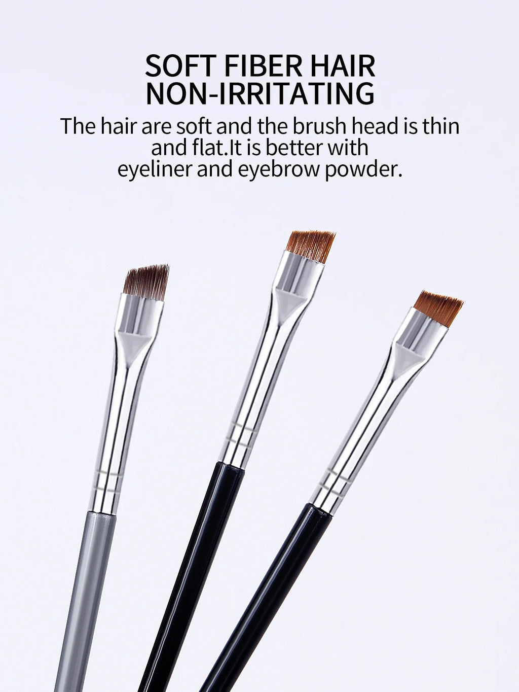 12PCS Ultra-Fine Eyeliner & Eyebrow Brush Set for Precision