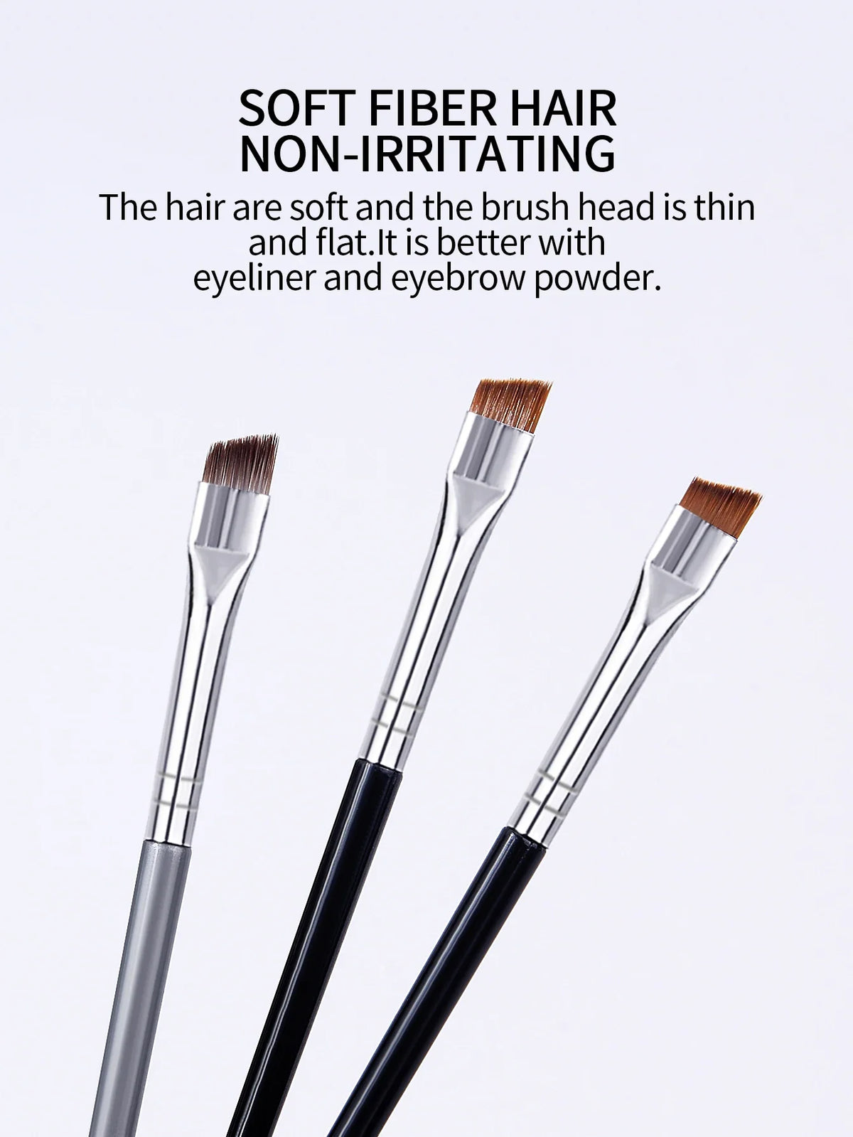 12PCS Ultra-Fine Eyeliner & Eyebrow Brush Set for Precision