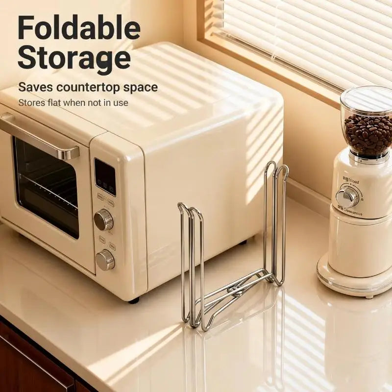 304 Stainless Steel Trash Bag Holder for Kitchen Sink