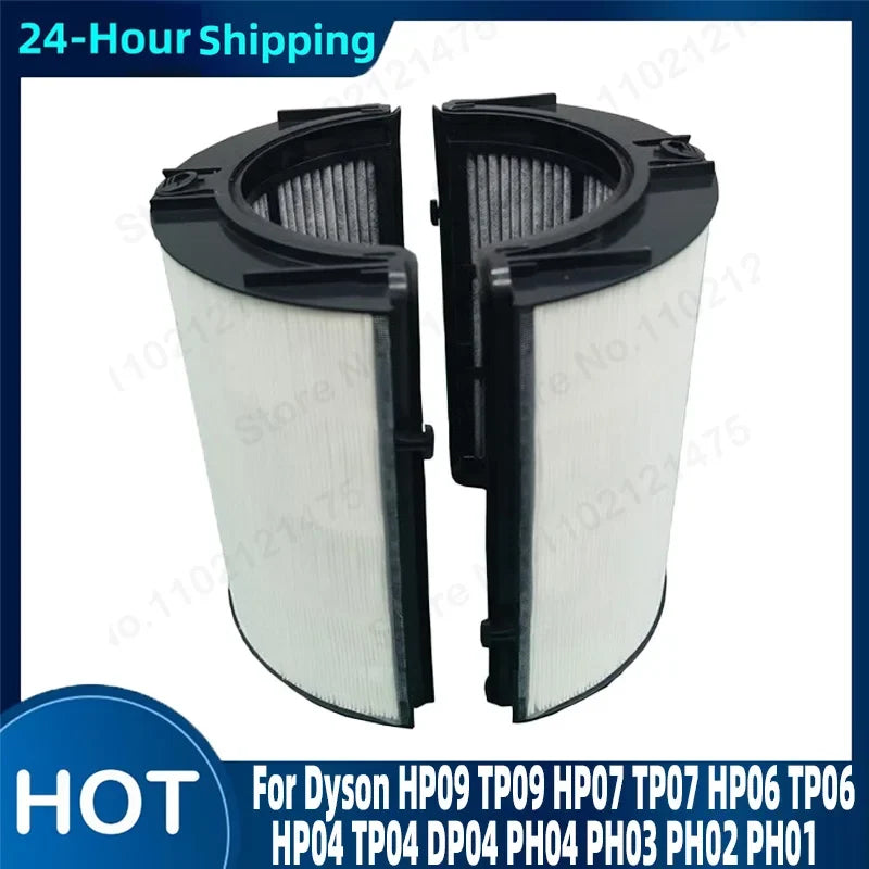 2-in-1 HEPA & Carbon Filter for Dyson HP09 TP09 HP07 HP04 TP04