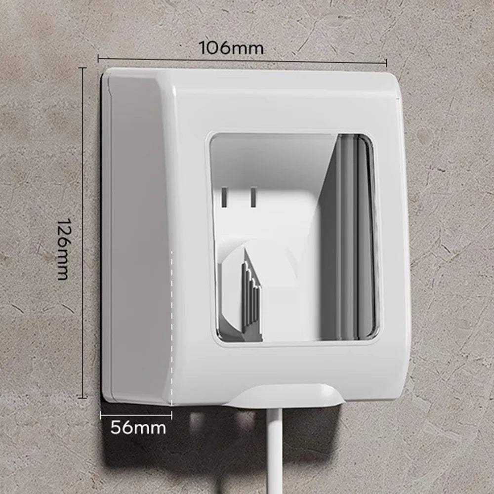 Waterproof Switch Cover | Transparent Splash-Proof Plug Box