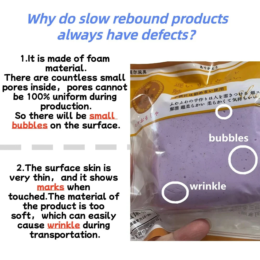 Squishy Toast Slow Rising Fidget Toy – Sensory Squeeze for Adults