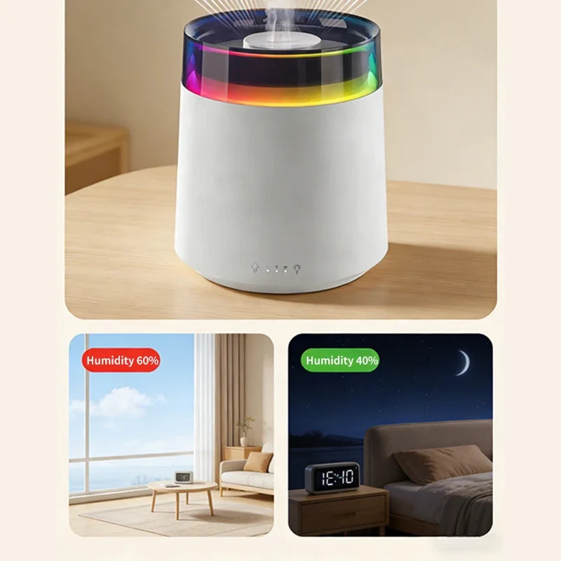 Ultrasonic Cool Mist Humidifier 3L | 16HR LED Quiet