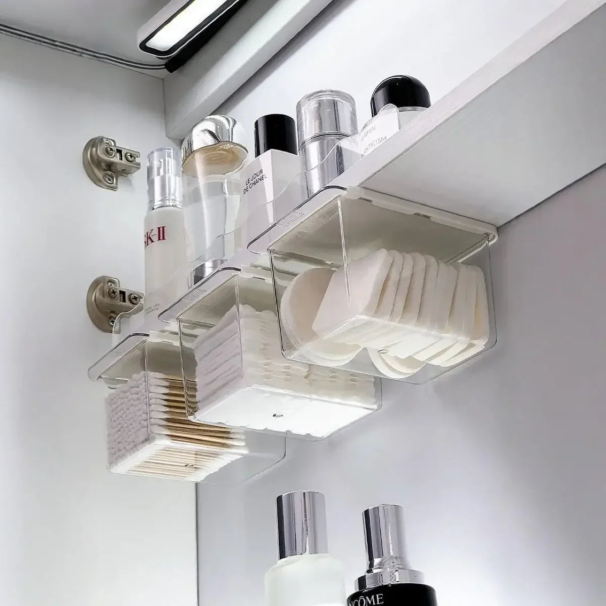 Transparent Pull-Out Bathroom Storage Drawer Box | PP