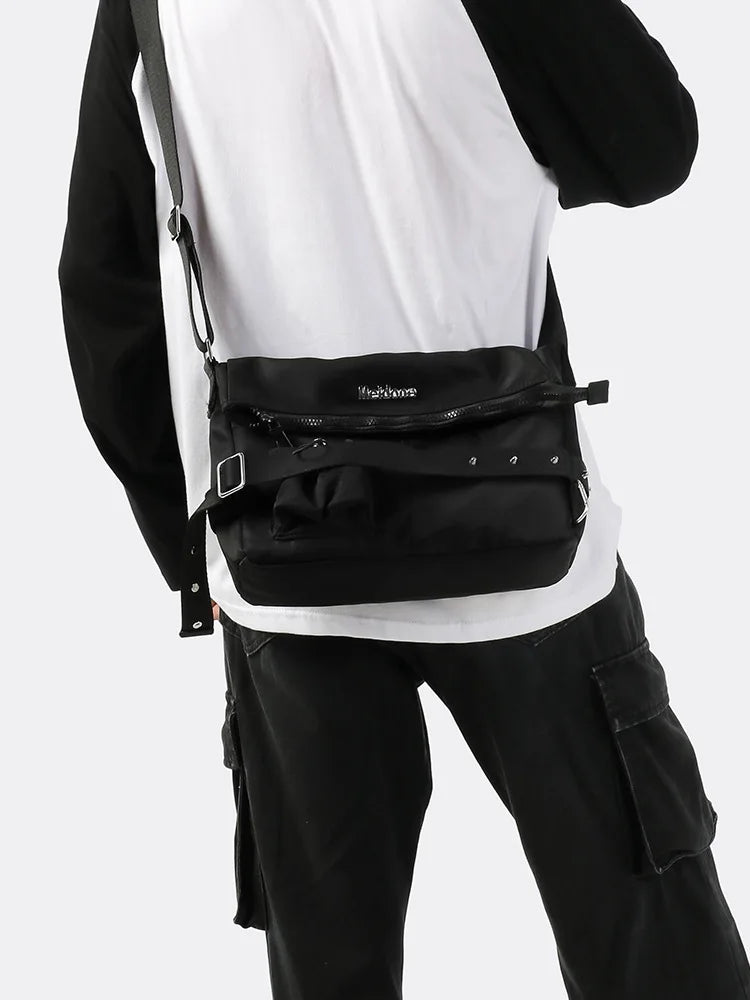 Nixie Retro Motorcycle Messenger Bag | Crossbody Shoulder Bag