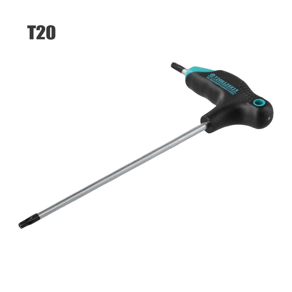DAZZLEEX T-Handle Torx Screwdriver Double-End Key Set T6–T30