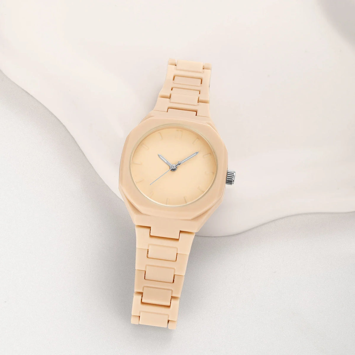 REBIRTH Women's Casual Quartz Watch – Square Dial | Daily Wear