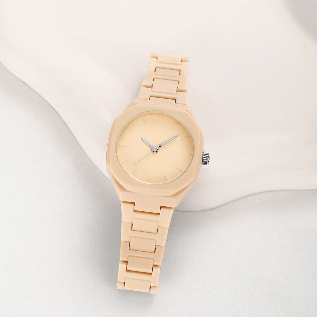 REBIRTH Women's Square Quartz Watch – Casual Daily Wear