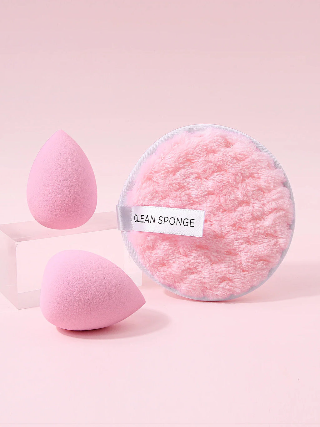 3-Piece Makeup Sponge & Powder Puff Set | Blending Sponges