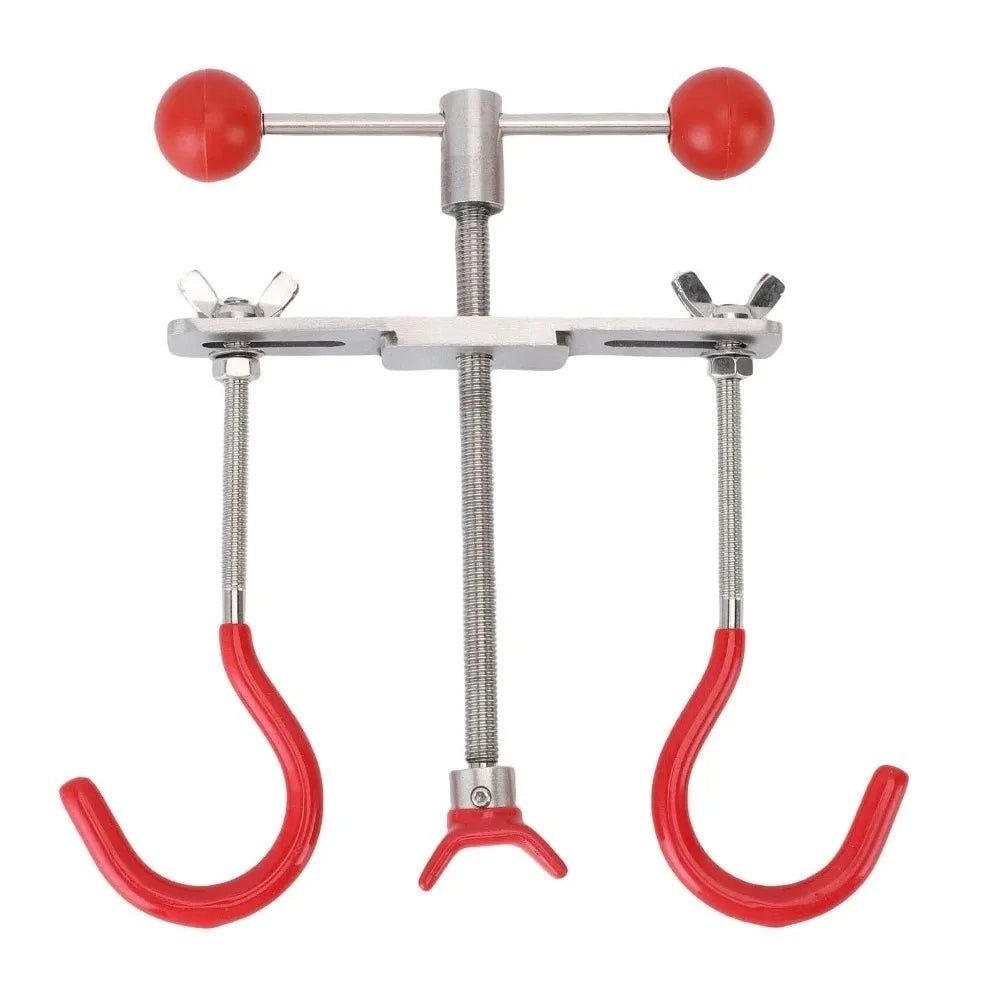 Stainless Steel Bonsai Branch Bender – Red Non-Slip Tool