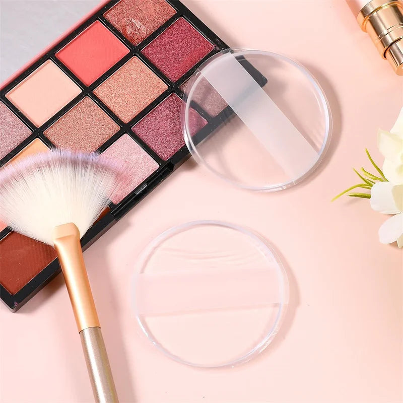 Clear Silicone Powder Puffs | Non-Absorbent Cosmetic Blender