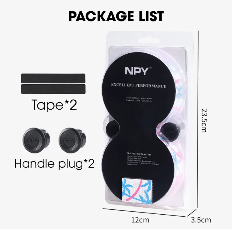 Cherry Blossom Road Bike Handlebar Tape – PU+EVA Anti-Slip