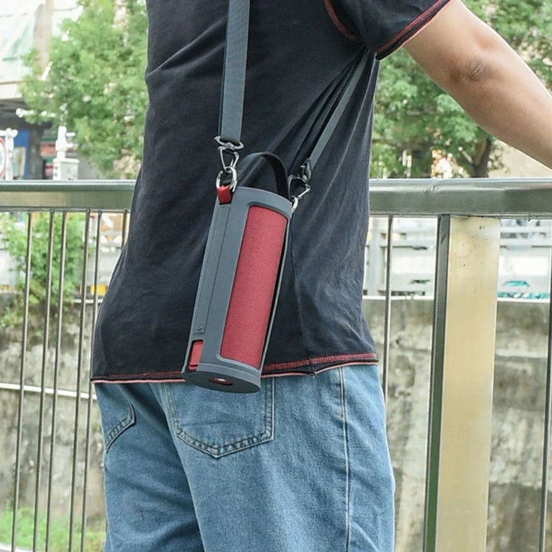 Silicone Carrying Case with PU Strap for UE Megaboom 3