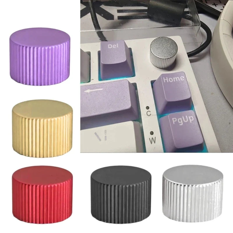 Aluminum Control Knob for Mechanical Keyboard – D Shaft