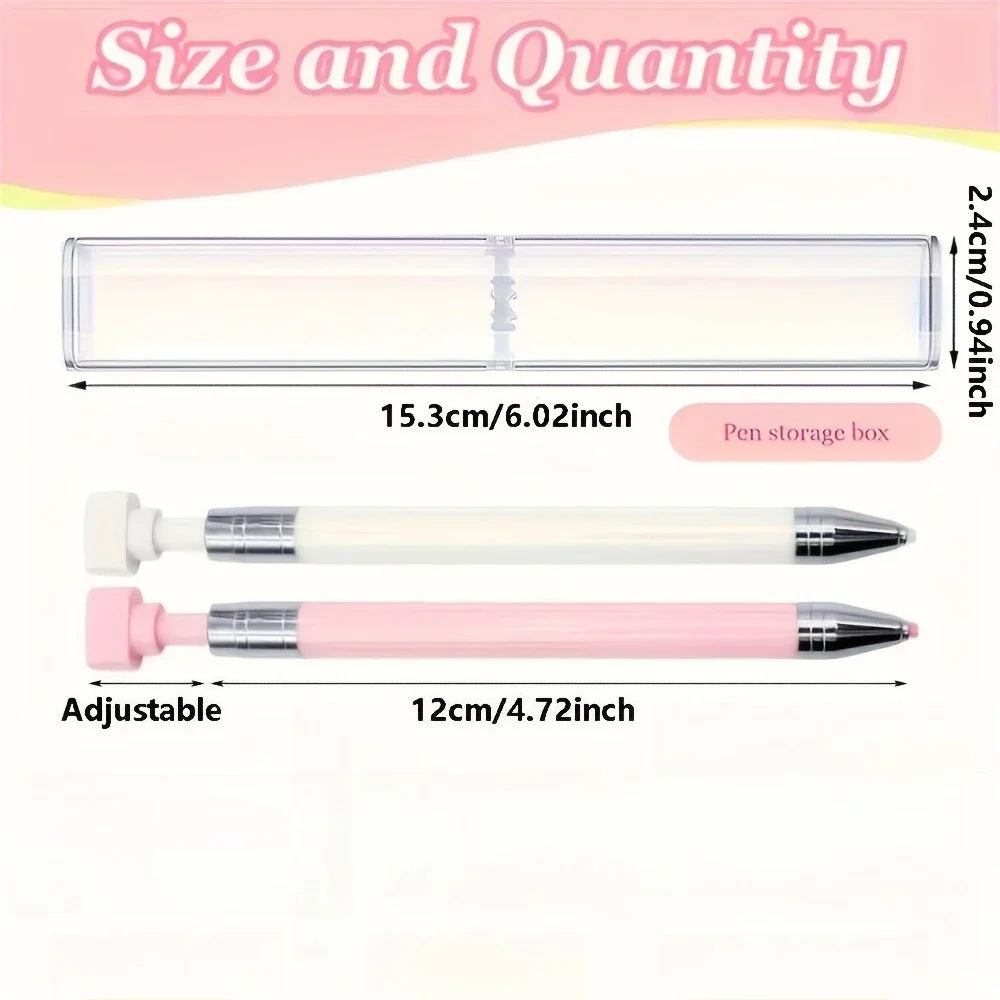 Diamond Art Pen Set with Storage Case – Wax Pen & Bead Picker
