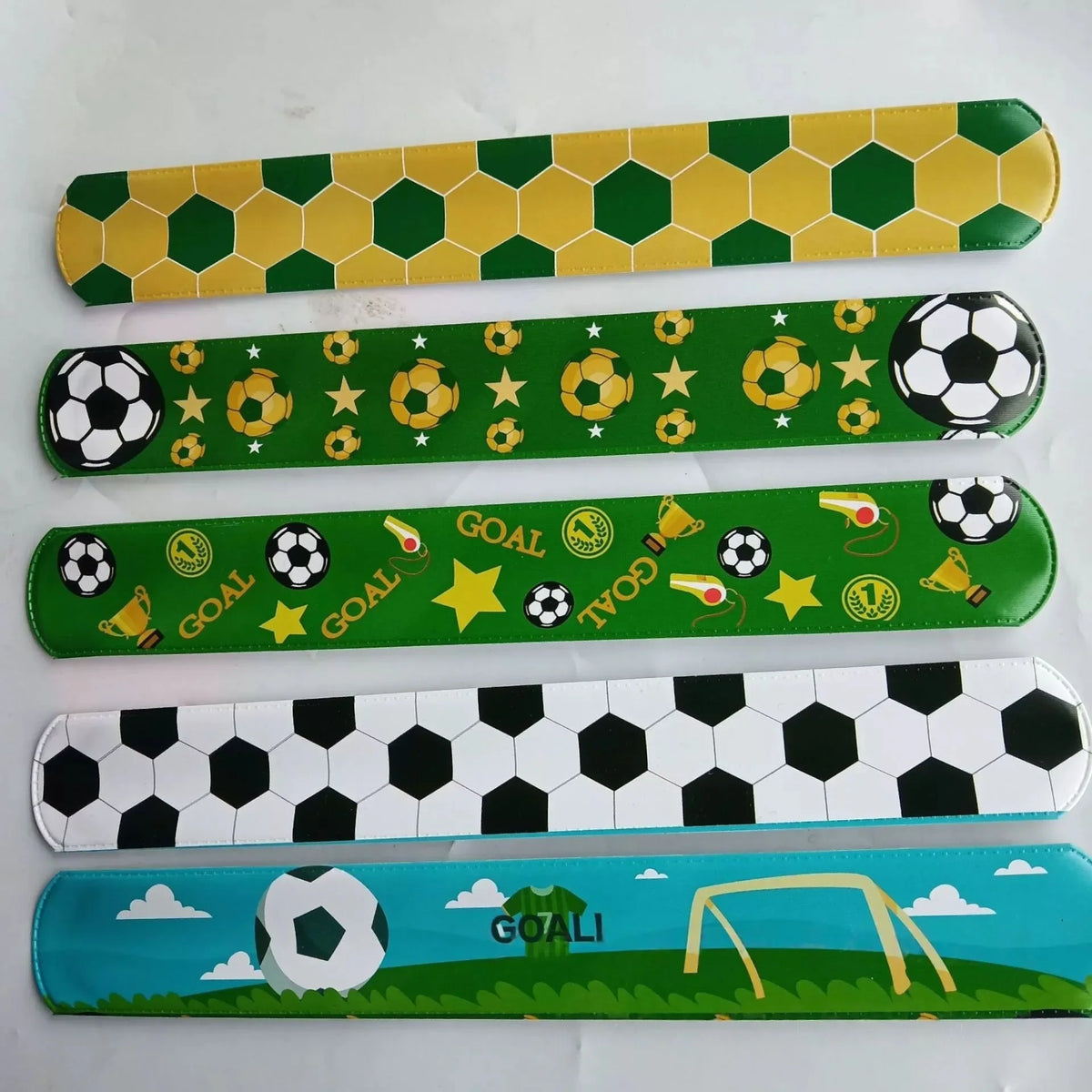 Soccer Slap Bracelets Kids Party Favors – 12/24 Pack