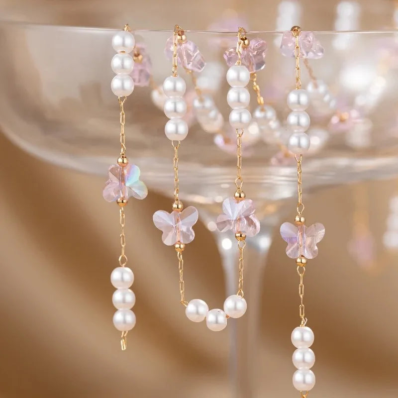Golden Crystal Beaded Chain for DIY Necklace & Bracelet – Nixie