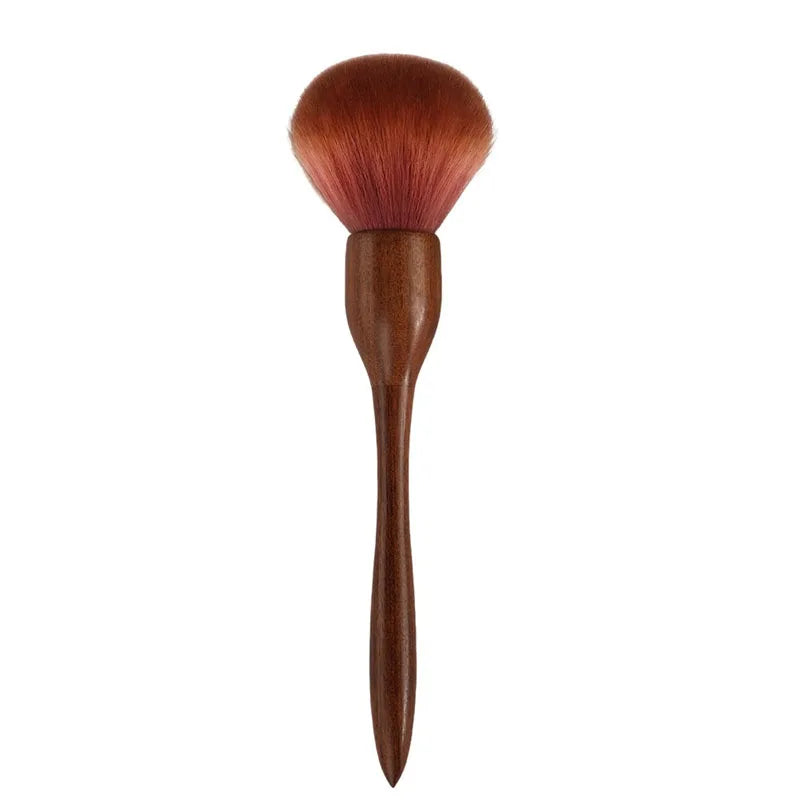 Sandalwood Long Handle Blush & Loose Powder Setting Brush