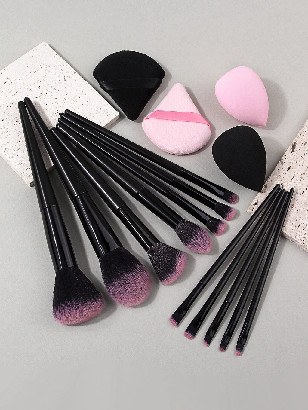 16 Pcs Makeup Brush Set – Powder, Blush & Eyeshadow Brushes