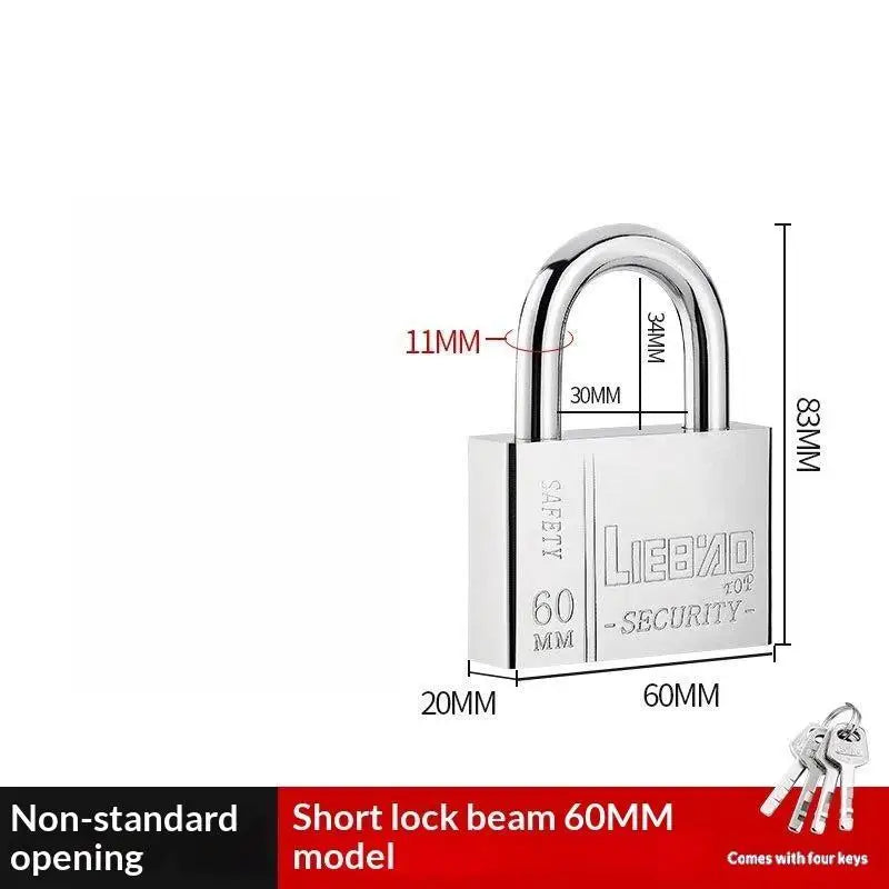 Stainless Steel Keyed Alike Padlock – Cut Resistant Shackle