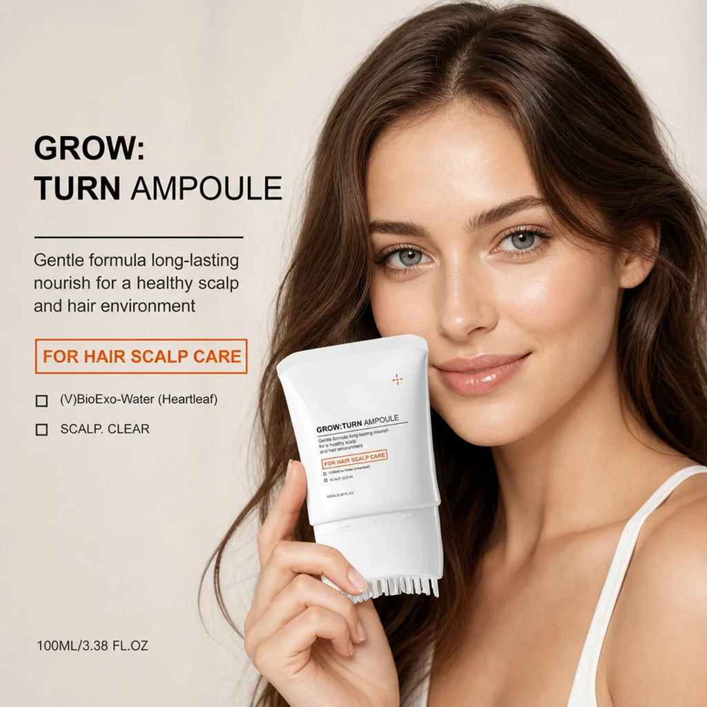GROW:TURN Ampoule Scalp Serum – Nourishing Hair Root Treatment