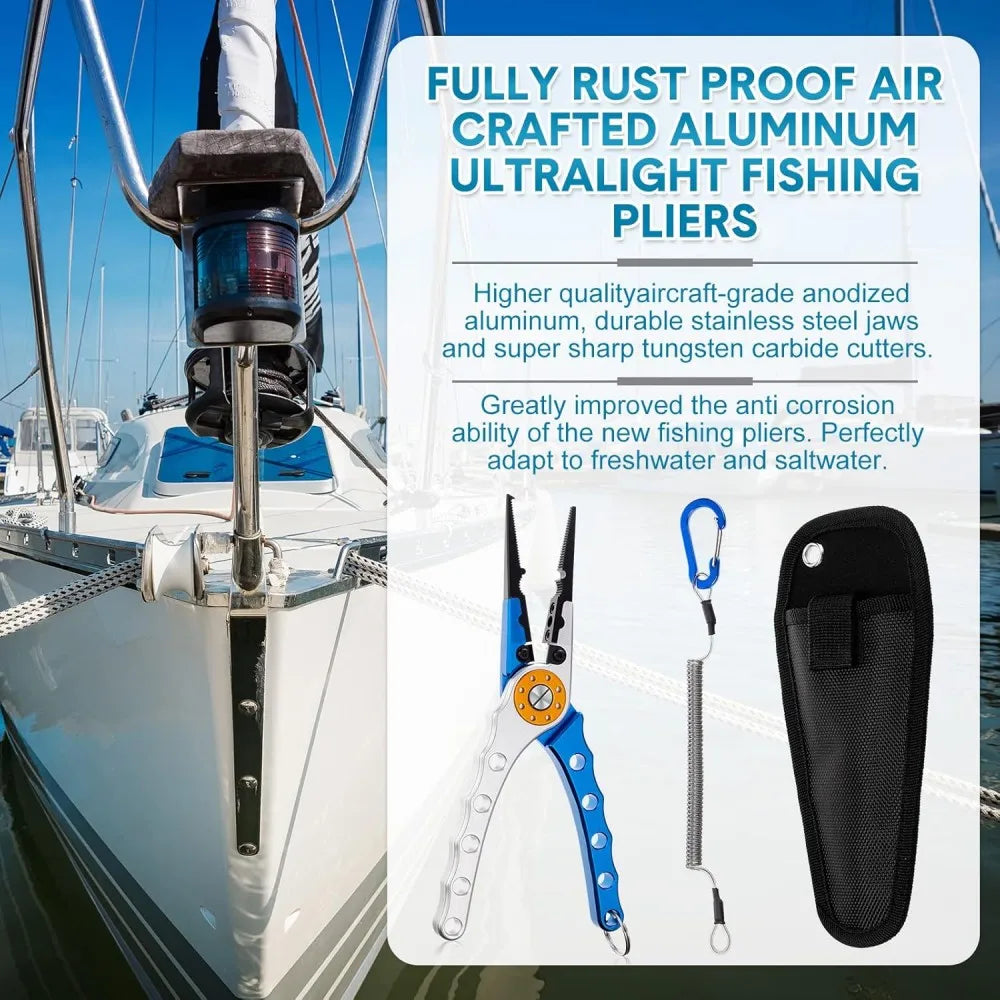 Aluminum Fishing Pliers Multifunctional Tool Set | Nixie