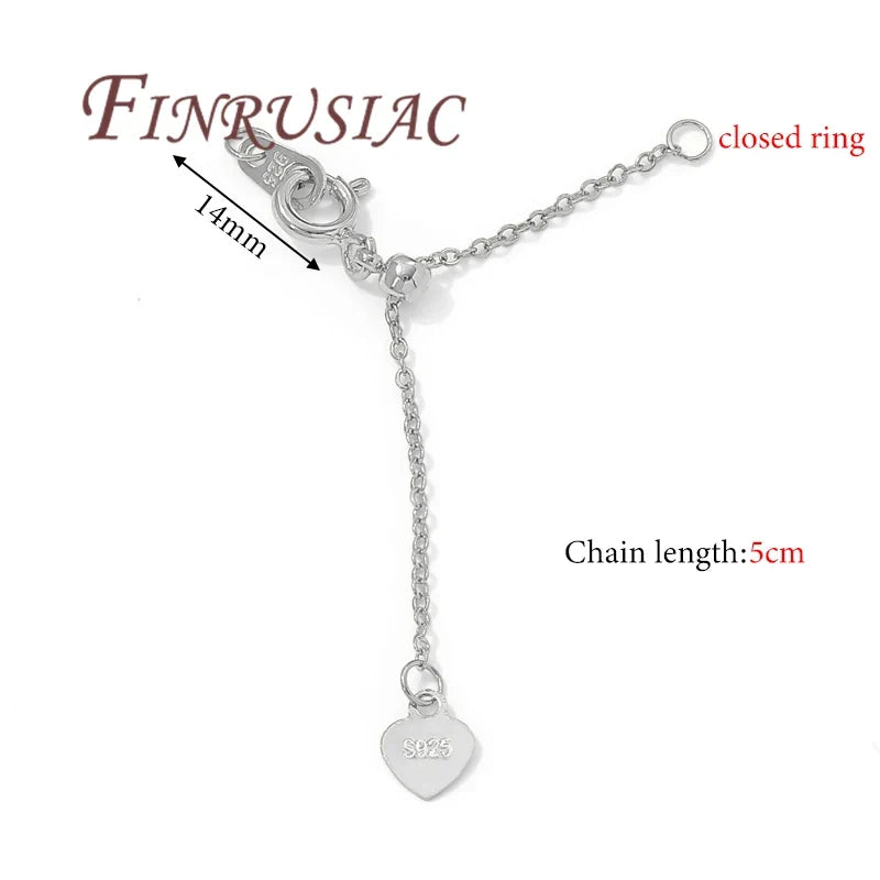 18K Gold Plated Chain Extender with Spring Clasp | FINRUSIAC