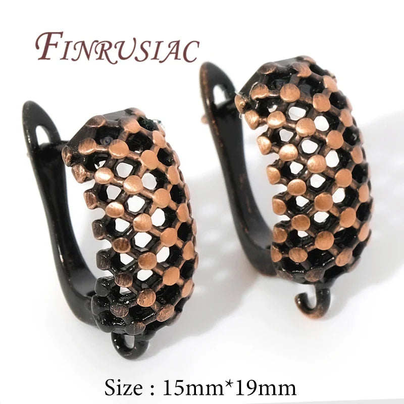 Antique Bronze Earring Hooks | Brass DIY Jewelry Findings