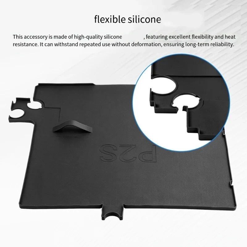 3D Printer Silicone Waste Collection Mat for P2S + Brush