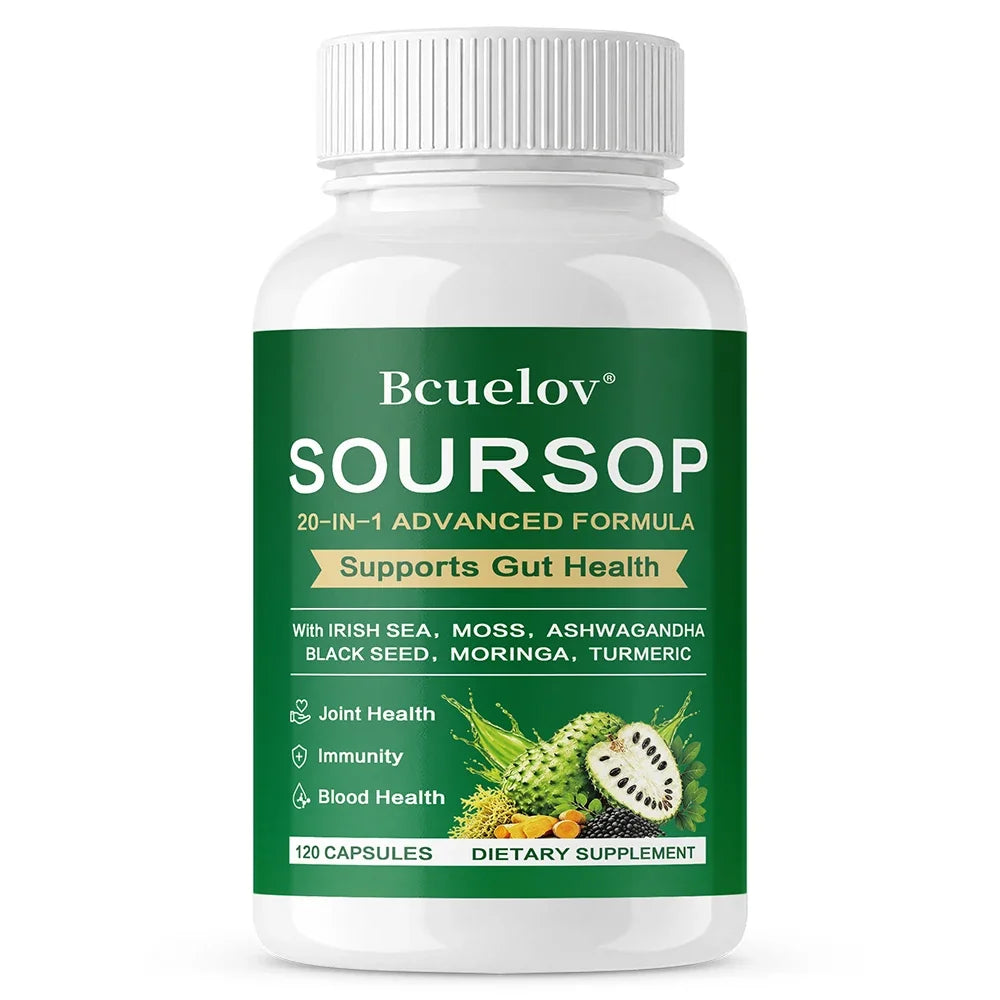 Graviola Soursop Supplement – Immune & Cell Support Capsules