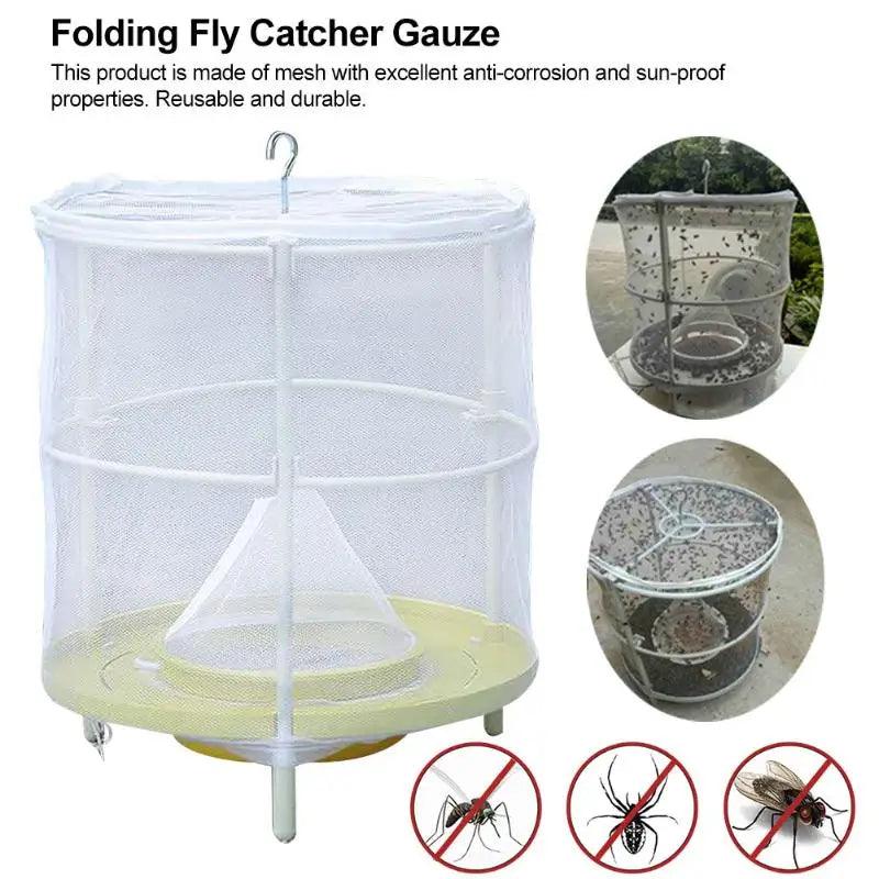 Reusable Folding Fly Trap – Non-Toxic Garden Insect Catcher