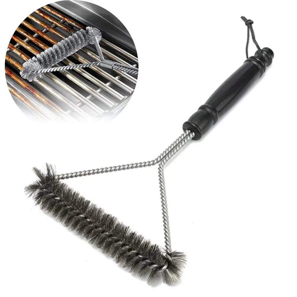 Stainless Steel BBQ Grill Cleaning Brush with Handle | Nixie