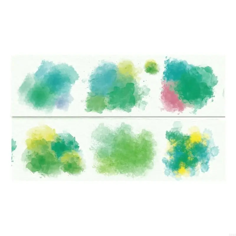 Watercolor PET Decorative Tape – Aesthetic Scrapbooking 50mm×2M