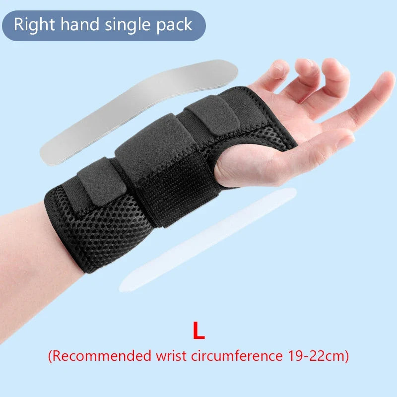 Adjustable Wrist Brace Dual Aluminum Splint – Right & Left