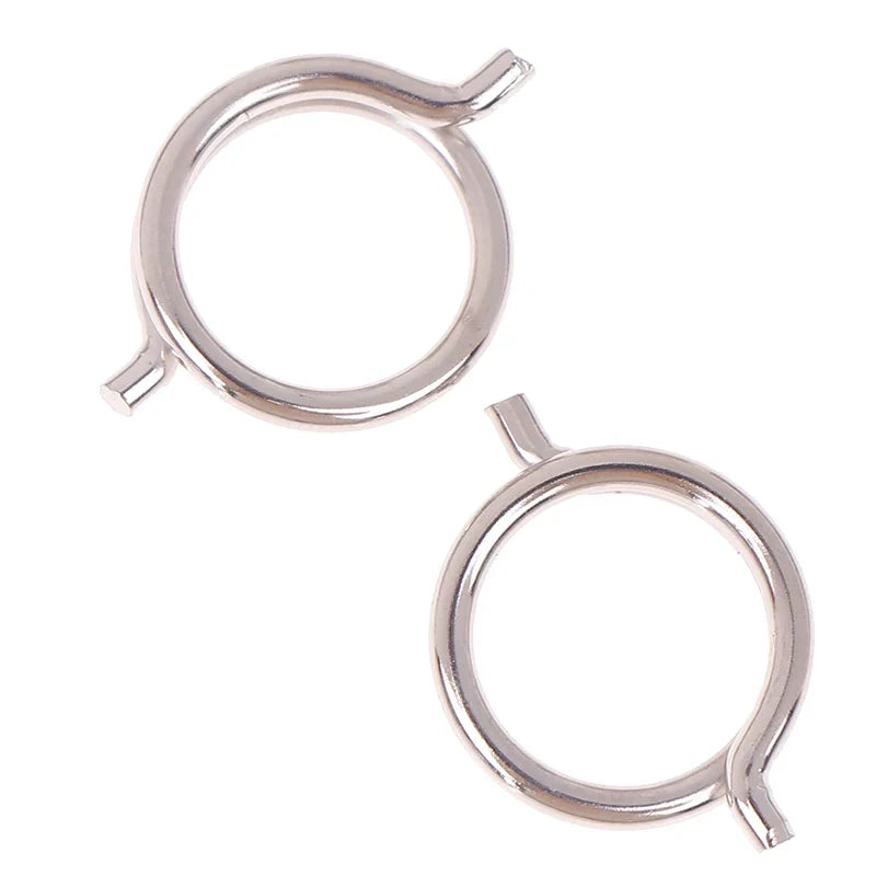 2PCS Nickel-Plated Steel Torsion Spring for Scissors 15mm