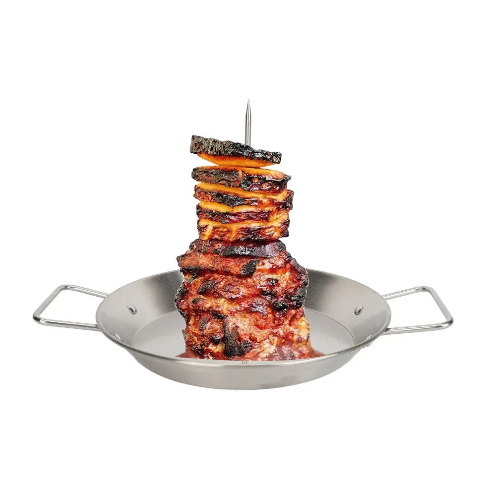 Stainless Steel Vertical Skewer Set – Al Pastor Shawarma Spit