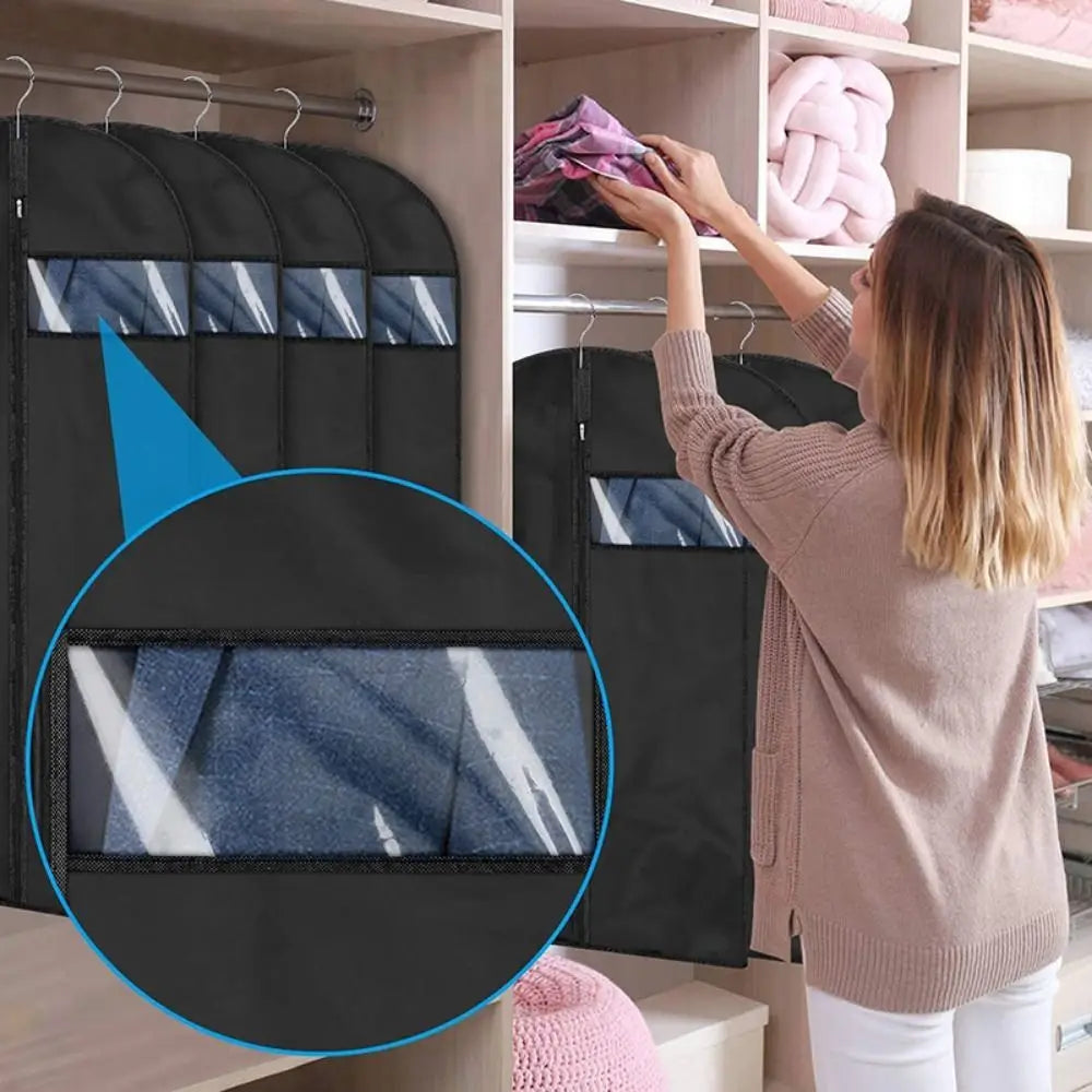 Dustproof Waterproof Hanging Garment Bags | Closet Organizer