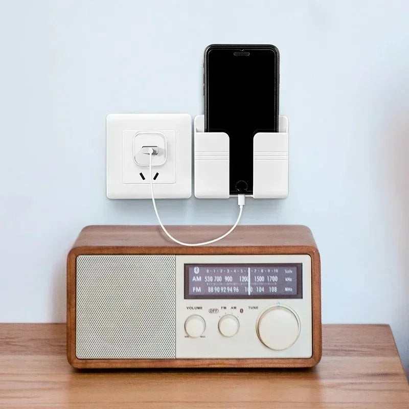 Wall Mounted Phone & Remote Holder – Kitchen Bathroom Bedroom