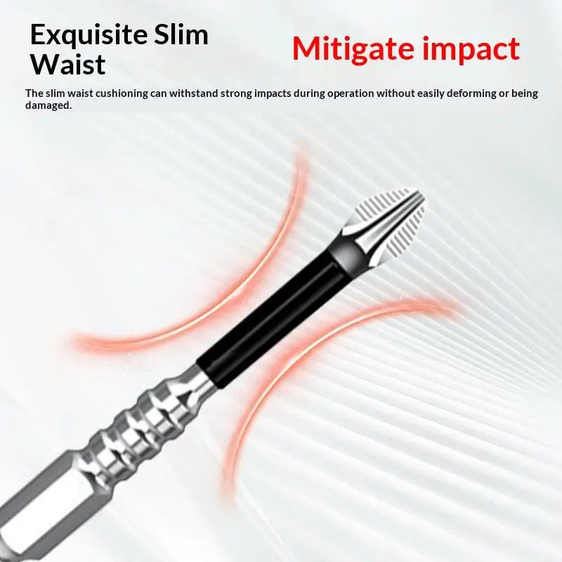 K5 Magnetic Screwdriver Bits Set – Anti-Slip S2 Steel, 6 Sizes