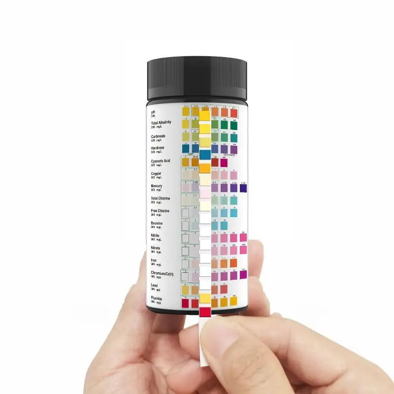 16-in-1 Aquarium Water Test Strips 50/100Pcs | pH & More