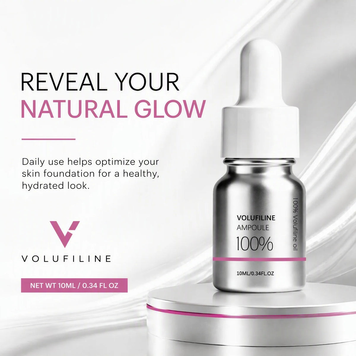 Ampoule Facial Serum – Deep Hydrating & Smoothing Essence 10mL