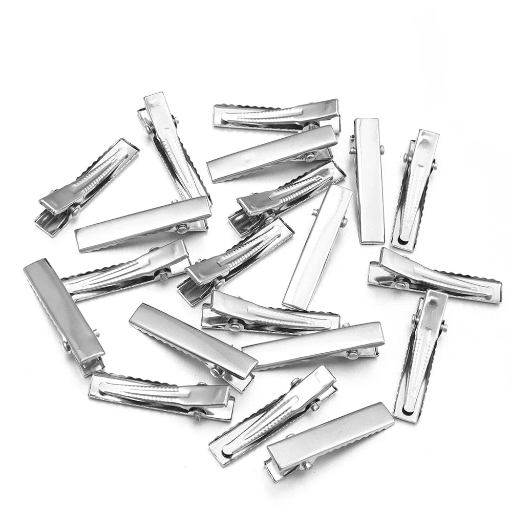 Metal Duckbill Alligator Hair Clips Flat Hairpins 20-50pcs