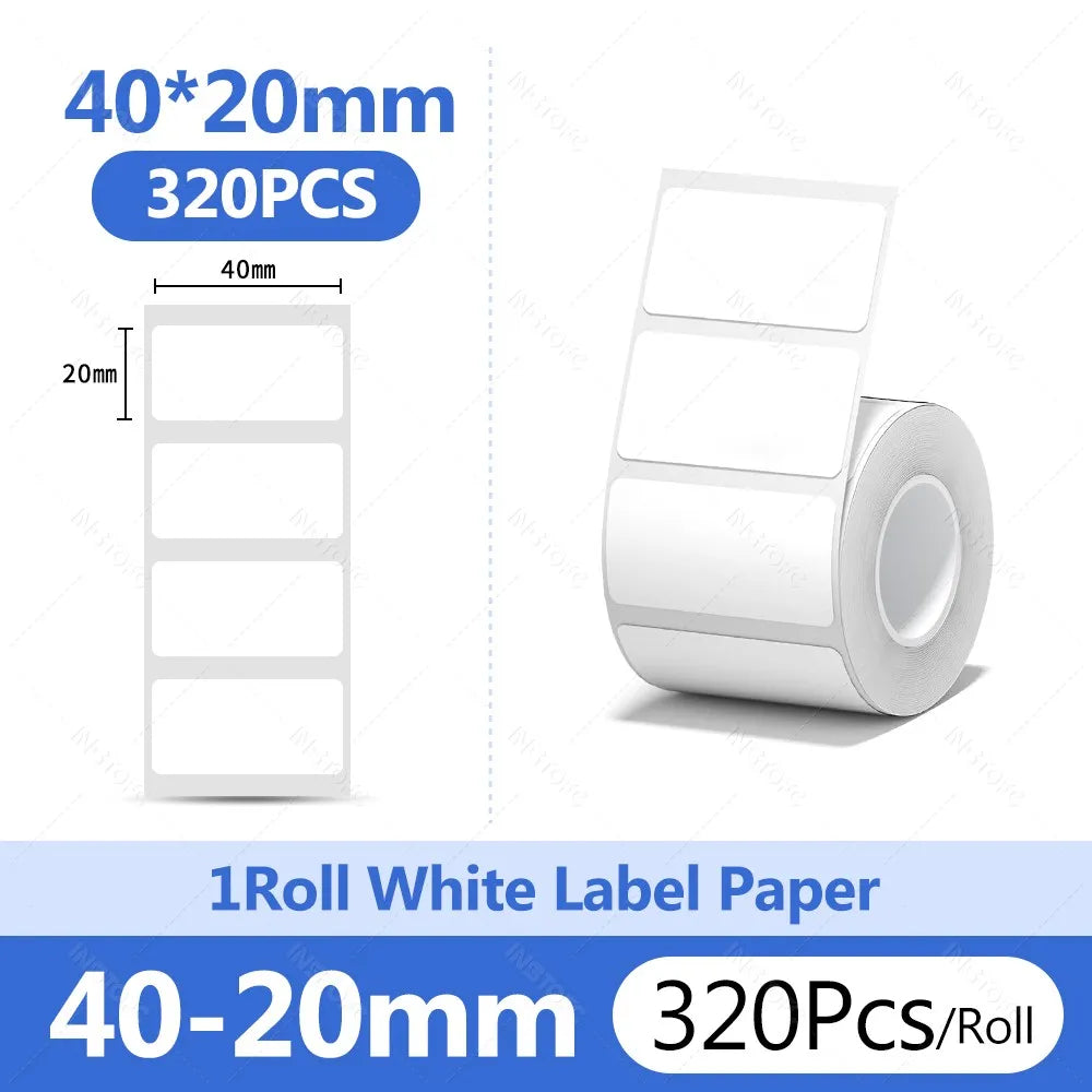 Niimbot Thermal Label Paper Round White 20-50mm | B1 B21 B203